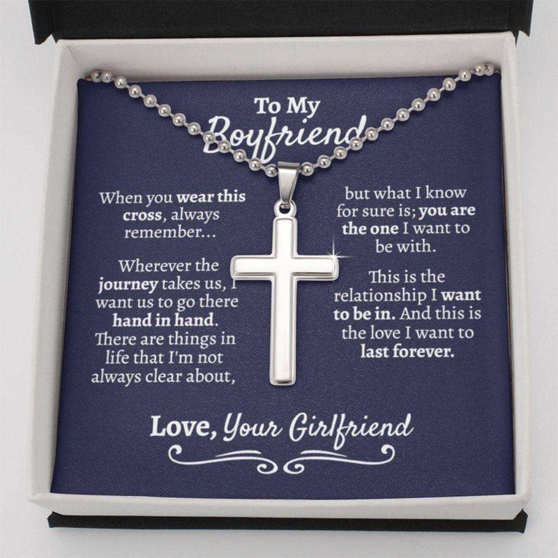 Boyfriend Necklace, Boyfriend Gift Basket, Creative Gift For Boyfriend,  Gift For Boyfriend, New Relationship Gift Idea For Him