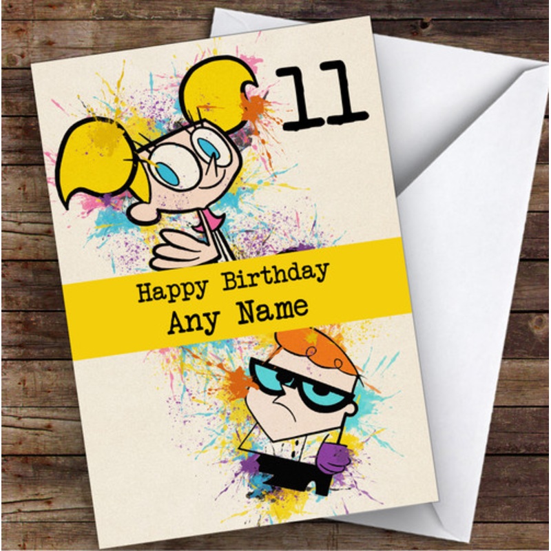 Dee Dee And Dexter Children’s Kids Personalised Birthday Card – The Card Zoo