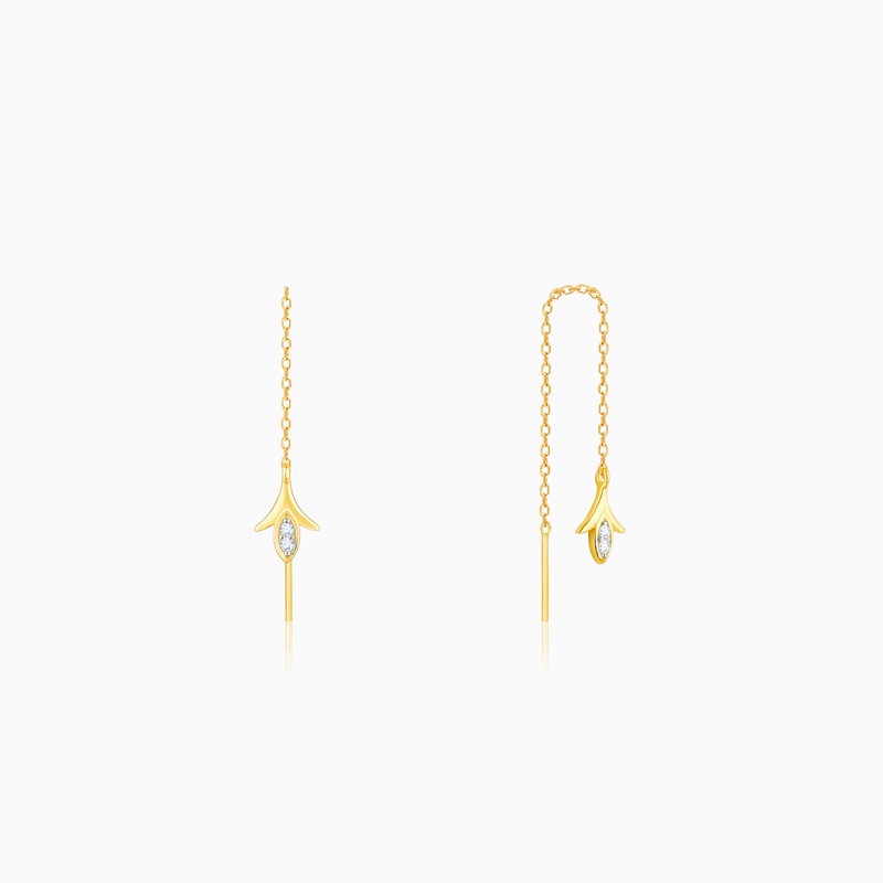 Gold Jolliness Diamond Earrings