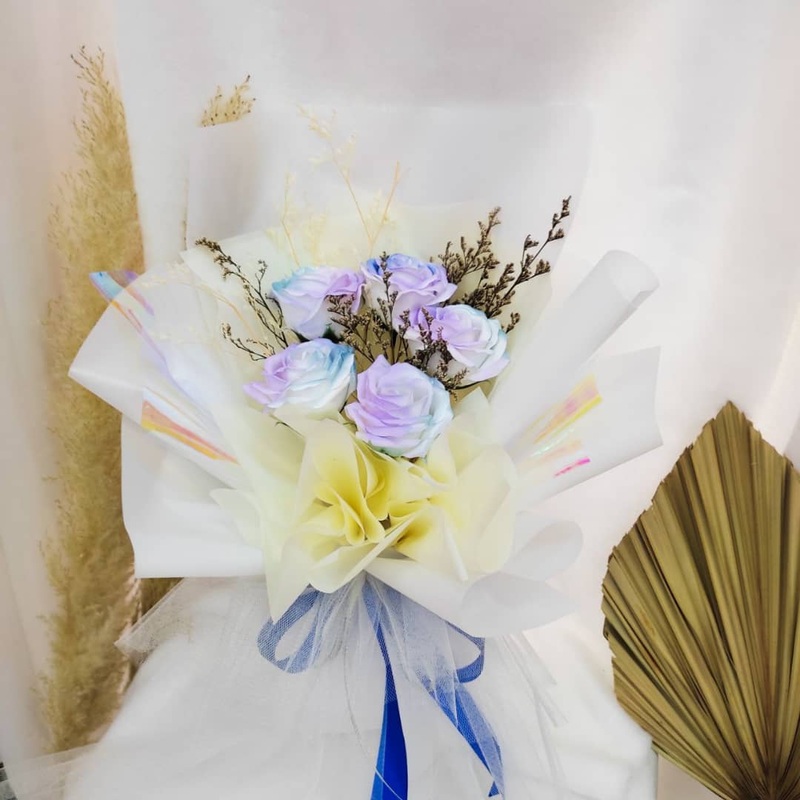 The Mermaid Artificial Soap Flower Bouquet (Klang Valley Delivery Only)