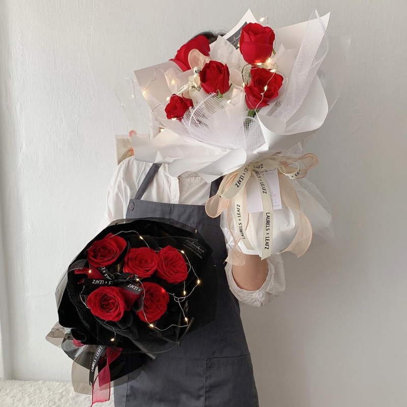520 Cecelia Red Rose Bouquet (Johor Bahru Delivery Only)