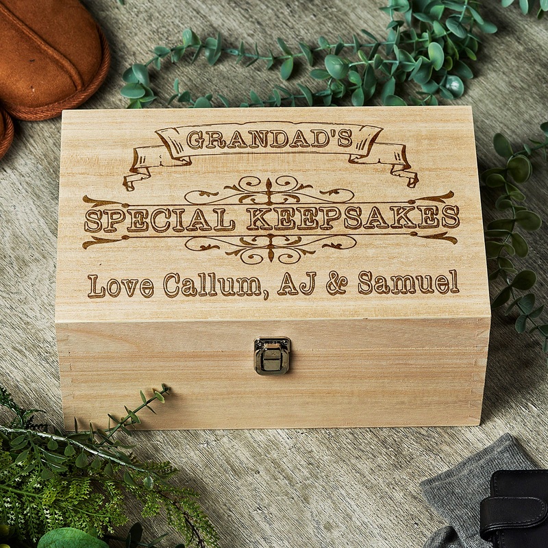 Grandad Gift Personalised Special Keepsake Box Gift