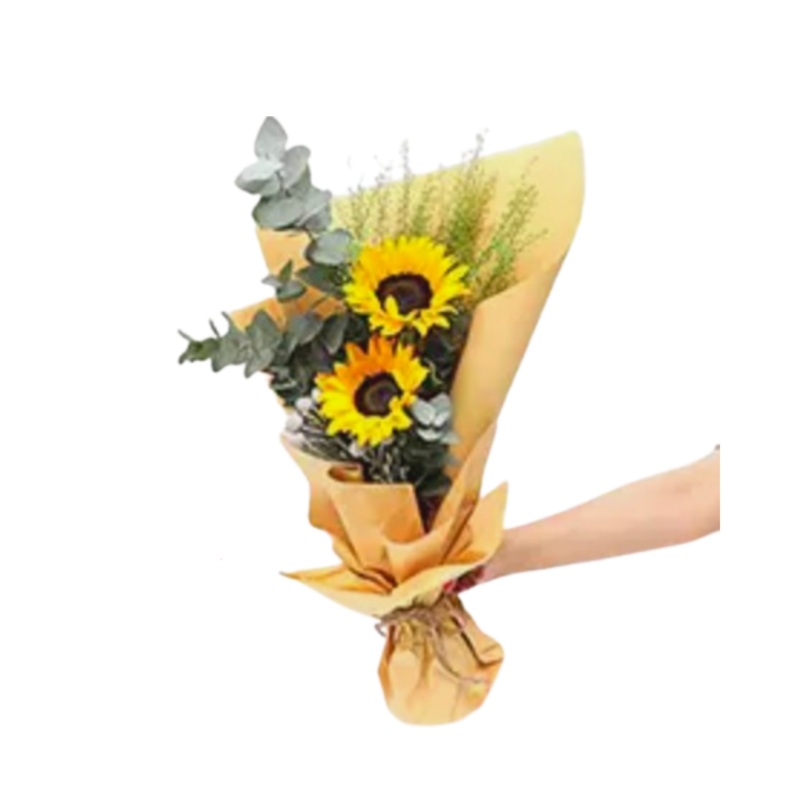 [Fresh Flower] Sunflower Brown Wrapper (Klang Valley Delivery Only)