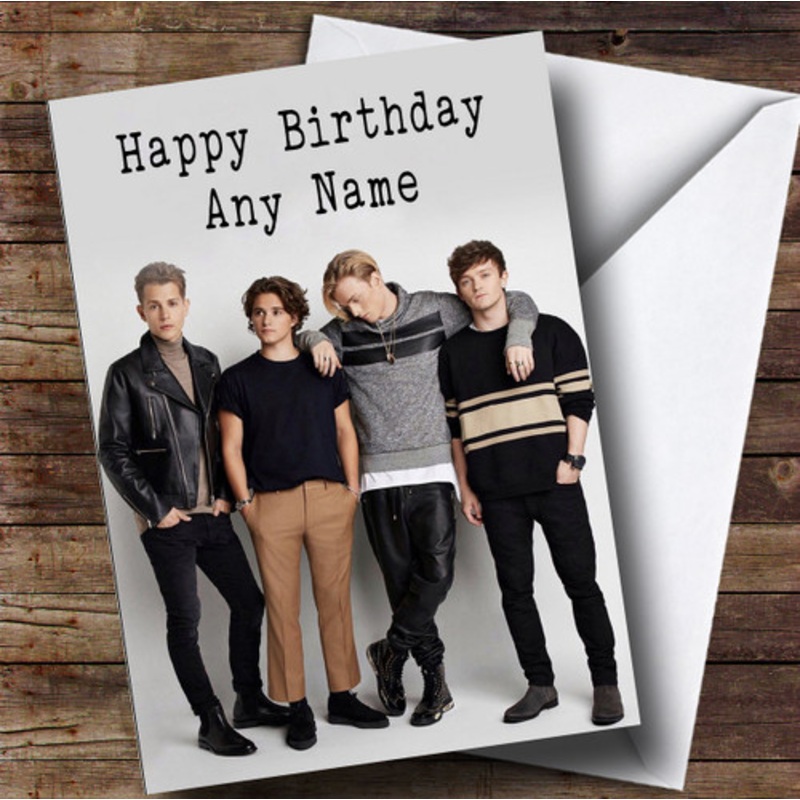 Personalised The Vamps Celebrity Birthday Card – The Card Zoo