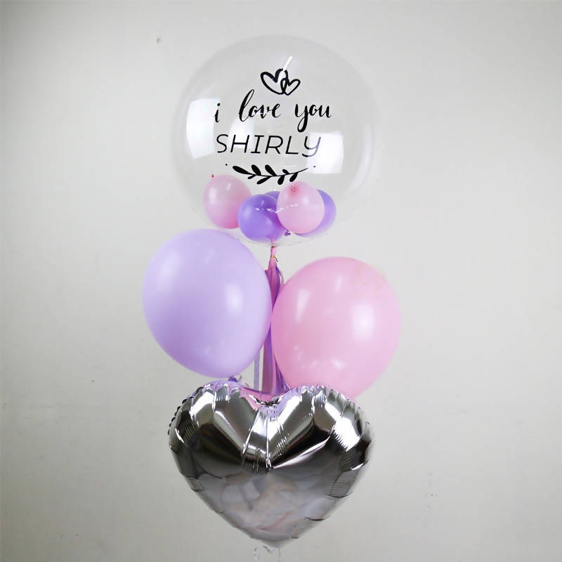 Petite B Bubble Balloon Bunch