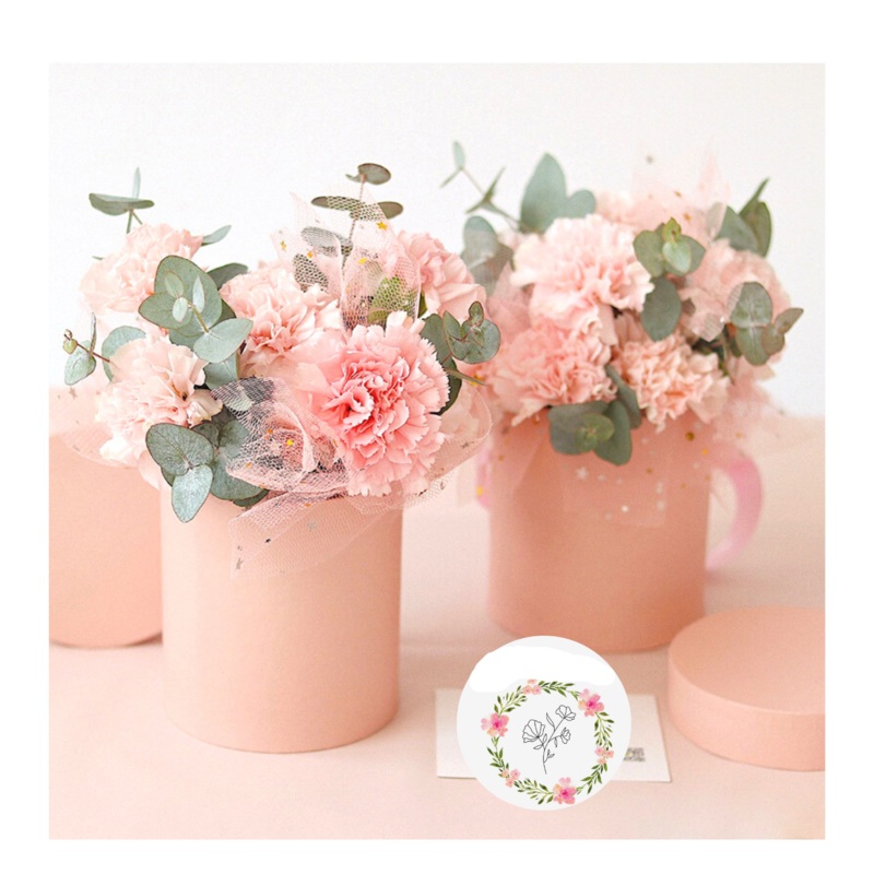 [Fresh Flower] Pink Carnation with Flower Box (Klang Valley Delivery Only)
