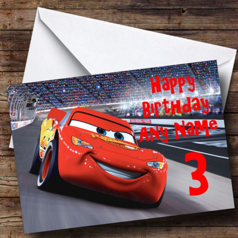 Cars Personalised Birthday Card – The Card Zoo