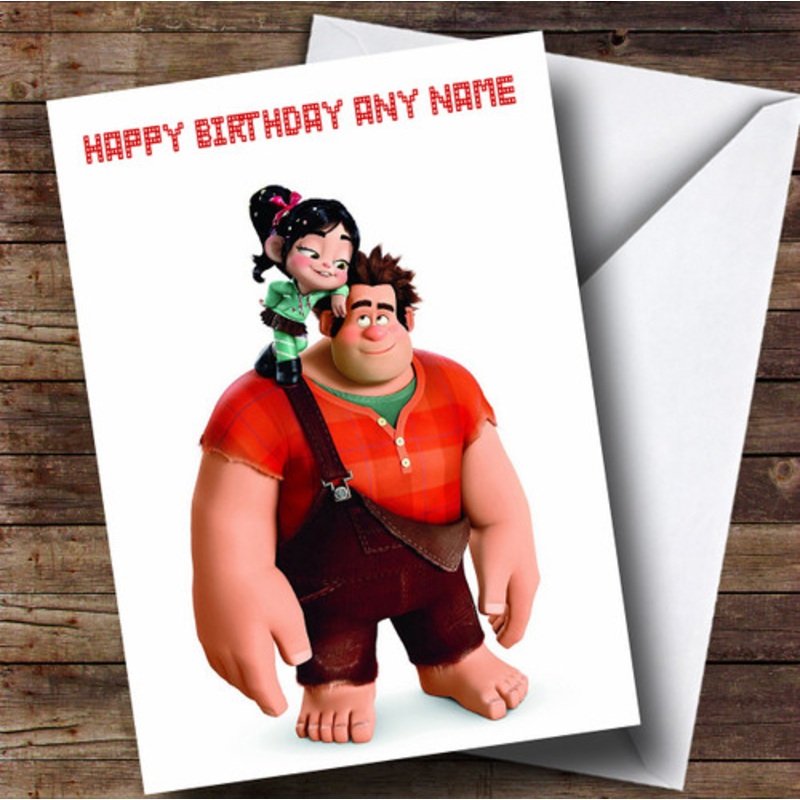 Personalised Wreck-It Ralph Children’s Birthday Card – The Card Zoo