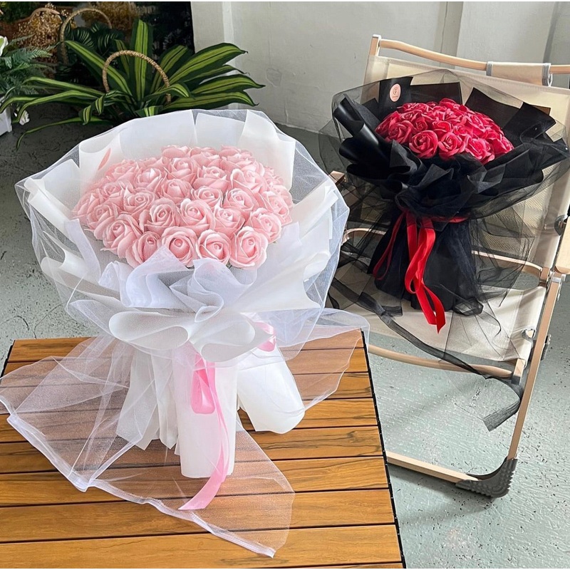 33 Stalks Soap Rose Bouquet (Klang Valley Delivery Only)