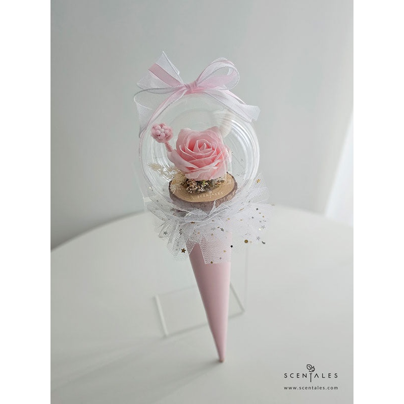 Scentales Fairy Love Wand Soap and Preserved Flower Bouquet (Johor Bahru Delivery)