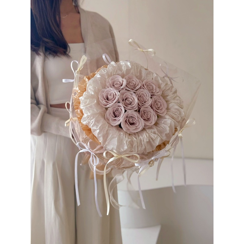 VDAY 2025 Celeste Soap Flower Bouquet (Klang Valley Delivery)